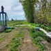 A sump pumps excess water from a strawberry and hazelnut farm near Salem.